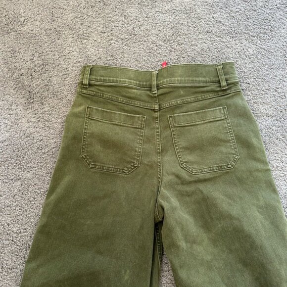 Spanx Twill Cropped Wide Leg Pants - Picture 7 of 8